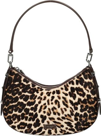 Kate Spade New York Liv leopard print satchel - Brown