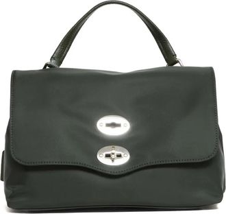 Zanellato Postina Tokyo Small Nylon Tote - Dames - Handtassen - Groen - ONE Size - Nylon - Tassen