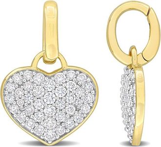 Rina Limor 14K 0.63 Ct. Tw. Diamond Heart Pendant