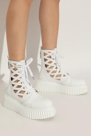AGL Platform Shoes Viggy, Womens, White
