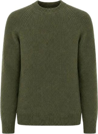 Laneus Boxy Fit Trui - Heren - Ronde hals truien - Groen - L - Truien & Vesten