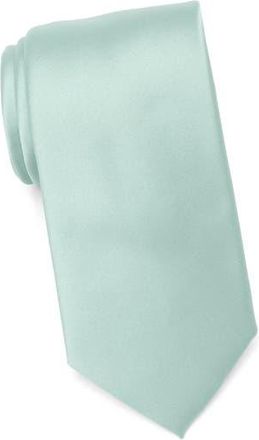 Nordstrom Rack Solid Satin Tie in Mint at Nordstrom Rack