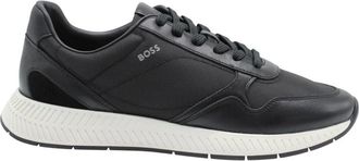 HUGO BOSS Charleroi - Heren - Sneakers - Zwart - 41 EU - Schoenen