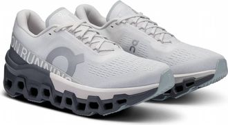 On Running Womens Cloundmonster 2 Sneaker In Frost/rock