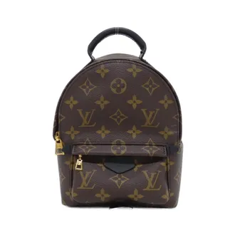 Louis Vuitton Brown Coated Canvas Backpack (Pre-Owned)