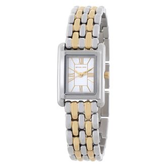 Michael Kors Petite Essex White Dial Two-Tone Ladies Watch MK4999