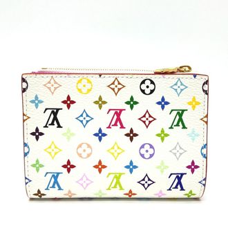 Louis Vuitton Blanc Monogram Monogram Multicolore Wallet (Bi-Fold) (Pre-Owned)