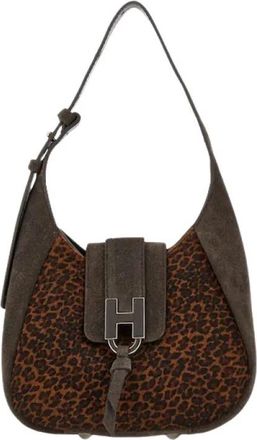 Hogan Trend Mini - Dames - Schoudertassen - Bruin - ONE Size - Leer - Tassen