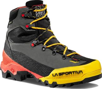 La Sportiva Grey High Ankle Textured Hiking Boots