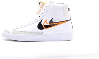 Nike FN7809-100 Blazer MID 77 Men White/Black-Bright Mandarin-Medium UK 12