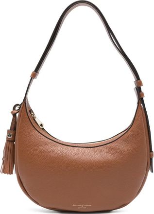 Aspinal of London Borsa a tracolla con nappa - Marrone