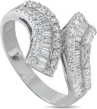 Luxury Bazaar 14K White Gold 1.54ct Diamond Ring MF30-062526