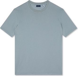 Paul & Shark Garment-Dyed Light Jersey Cotton T-shirt - Heren - T-shirts - Grijs - XL - Katoen - Tops