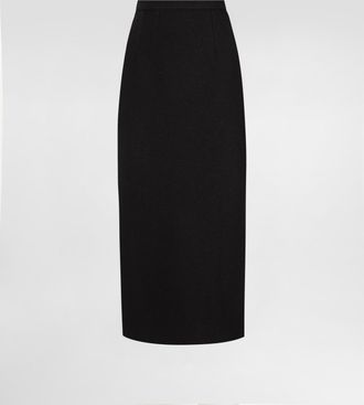 Dolce & Gabbana Wool Pencil Skirt - Woman Skirts Black 38