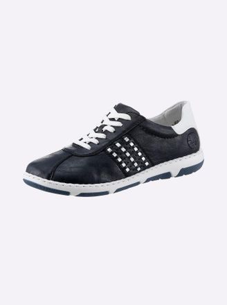 Rieker Sneaker RIEKER, Damen, Gr. 37, blau (dunkelblau), Lederimitat, Schuhe Sneaker