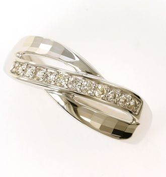 C&A Platinum Platinum 900 Band Ring (Pre-Owned)
