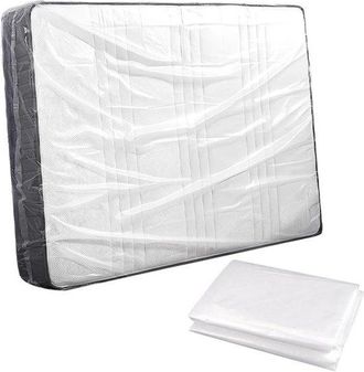 OEM Funda Para Colch&oacute;n, 180 X 200 Cm (30 Cm De Grosor), Bolsa Para Guardar El Colch&oacute;n, Funda Protectora, Para Mudanzas, Impermeable, Transparente