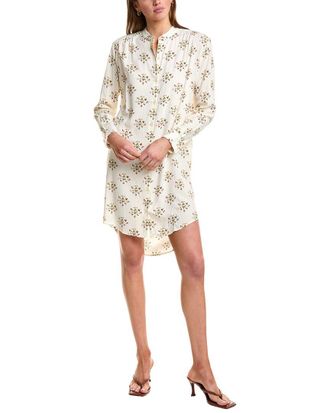 Kule Button Front Mini Dress