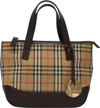 Burberry Pre-owned borse a mano di tela - - Pre-owned - Donna - Beige - ONE SIZE