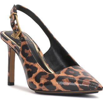 Vince Camuto Brendie Slingback Pump in Black Natural at Nordstrom Rack, Size 12