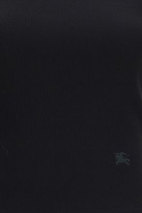 Burberry Womens T-Shirt Cotton Lace-Detail Black T-Shirts & Jerseys