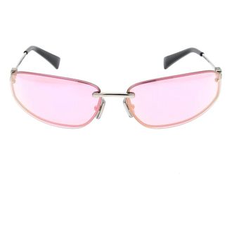 Miu Miu Accessoires, Dames, Geel, ONE Size, Stijlvolle zonnebril voor modeliefhebbers