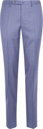 Incotex Klassieke Regular Chino - Heren - Nette broeken - Blauw - S - Katoen - Broeken