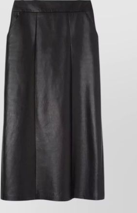 Ermanno Scervino long skirt high waist front pleats pockets