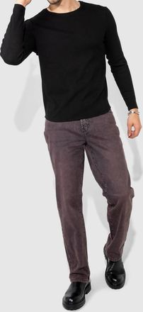 Monfrere Caine Straight Leg Jeans In Vintage Plum