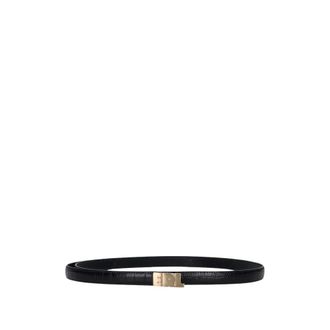 ERL Erl, Accessoires, Heren, Zwart, ONE Size, Leer, Skinny Croc Belt