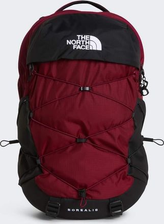 The North Face Borealis - Zaino bordeaux schiacciato/nero tnf-Rosso