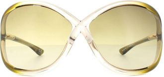 Tom Ford Fashion Transparent Brown Fade Brown Gradient Sunglasses