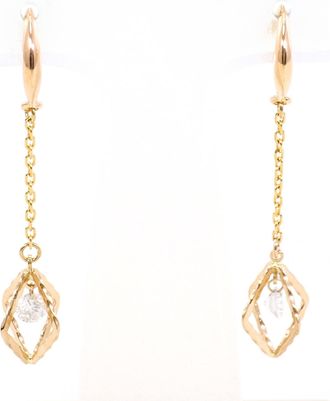 C&A Unbranded (18K) Drop Earrings (Pre-Owned)