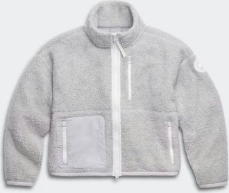 Canada Goose Chandail en molleton &agrave; fermeture &agrave; glissi&egrave;re Simcoe White Label (Femmes, Silverbirch Heather, TP)