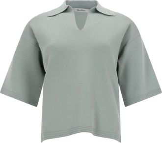 Max Mara Dames, Tops, Groen, Maat: S Viscose