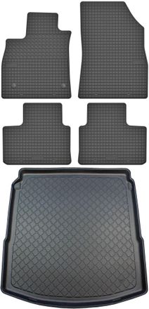 OEM Renault Talisman Sed&aacute;n Desde Enero De 2016. Juego De Alfombrillas De Goma Para Coche Y Alfombrilla Para Maletero