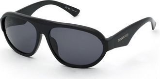 Nina Ricci SNR488 0700 Womens Sunglasses Black Size 61