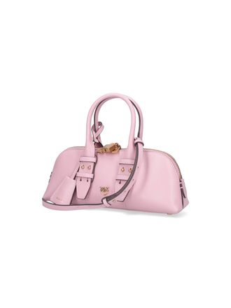 Pinko Womens Bags Pink Leather