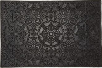 Imports Decor Decorative Rubber Door Mat - Kaleidoscope Design Non-Slip Outdoor Entryway Mat for Patio, Porch & Poolside