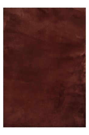 Esprit Alfombra de imitaci&oacute;n a piel rojo burdeos 200x290