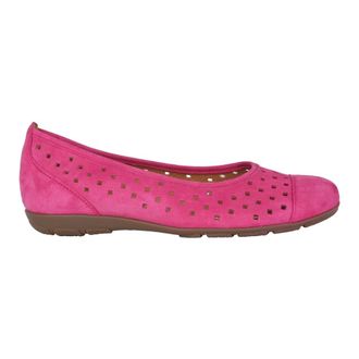 Gabor Schoenen, Dames, Roze, 36 EU, Perforated Summer Ballerina