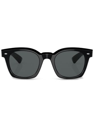 Oliver Peoples Occhiali da sole squadrati Merceaux - Nero