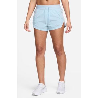 Nike Mid Rise 3-Inch Brief Lined Running Shorts in Lightt Armory Blue at Nordstrom Rack, Size Small