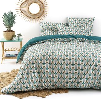 La Redoute Interieurs Dekbedovertrek in perkalkatoen, Elisa