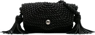 Bottega Veneta Pre-owned Bottega Veneta Lambskin Torchon Classic Tasseled Twisted Crossbody 1TTVRVEYYZUNAQRV