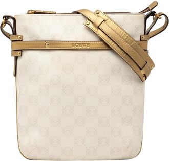 Loewe Pre-owned Classic Crossbody Bag - Dames - Vintage Schoudertas - Wit - ONE Size - Vintage