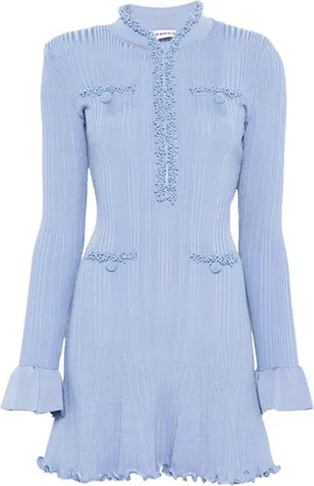 Self Portrait Trim Knit Mini Dress