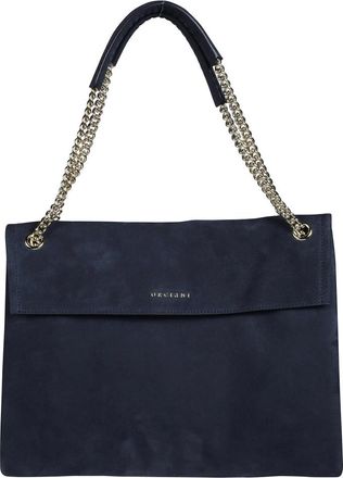 Orciani Venus Nabucco Midi Schoudertas - Dames - Schoudertassen - Blauw - ONE Size - Leer - Tassen