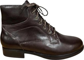 Durea 9832 Veterlaars - Dames - Veterlaarzen - Bruin - 36 EU - Leer - Schoenen
