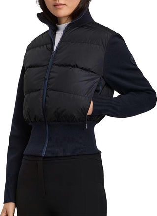 Canada Goose Hybridge Wide Quilt Knit Down Jacket
